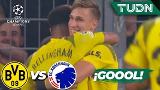 ¡GOLEADA! Bellingham no perdona | Dortmund 3-0 Kobenhavn | UEFA Champions League 22/23-J1 | TUDN