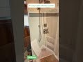 new shower in this cozy cabin yankee home bathroomupgrade