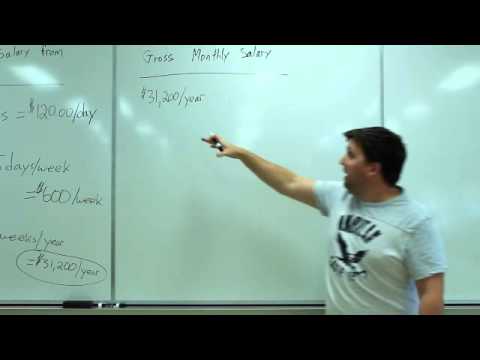 Calculating Gross Monthly Salary Calculating Gross Monthly Salary