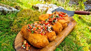 Best Fried Mini Burritos Crispy As Hell🔥 Asmr Cooking In Nature