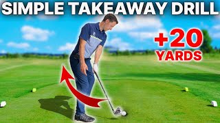 Simple Takeaway Drill - This golf swing takeaway drill was a GAME CHANGER for a recent student