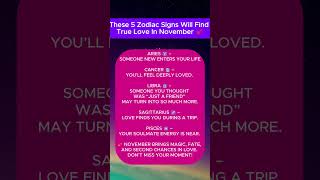 These 5 Zodiac Signs Will Find True Love In November 💞