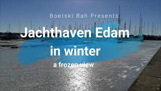 Jachthaven Edam, a frozen view