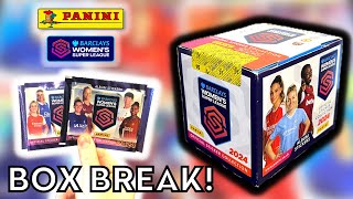 BOX BREAK! | PANINI WOMEN'S SUPER LEAGUE STICKER COLLECTION 2024 | FULL 50 PACKET BOX OPENING!