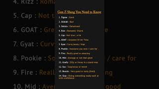 GEN Z & Trendy English Slang Words You Must Know! Improve English Vocabulary | #shorts