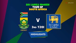 Highlights: 3rd T20I, South Africa Women vs Sri Lanka Women | 3rd T20I - SAW vs SLW