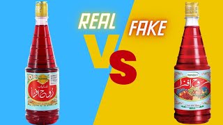 Real Vs Fake Rooh Afza Use Wisely