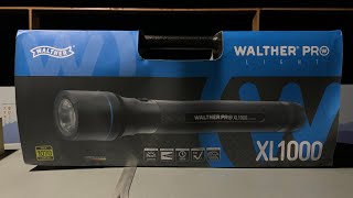 野外でフラッシュライト紹介32  WALTHER PRO XL1000  920lm  (4000lmを謳う怪しい中華ライトと比較)