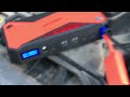 dbpower 600a peak 18000mah portable car jump starter onehanded review starting a 2.5l car