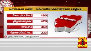 சென்னையில் மண்டலம் வாரியாக கொரோனா பாதிப்பில் கோடம்பாக்கம் முதலிடம் | Chennai