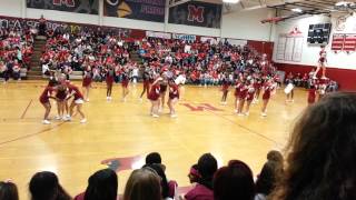 Melvindale High Cheer Off w/ the MHS Cheerleaders