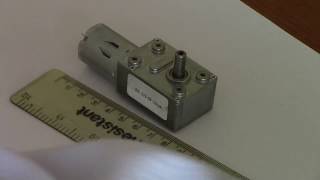 Testing JGY-370 geared motor