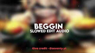 BEGGIN -  Måneskin [slowed audio edit]