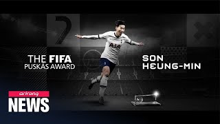 Son Heung-min wins FIFA Puskas Award for year's most stunning goal
