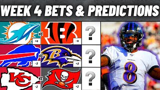 NFL Week 4 Predictions For Every Game | NFL Picks, Predictions, & Betting Odds
