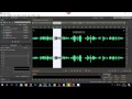 บันทึกเสียง ตัดต่อเสียง เพิ่มeffects แบบมือโปร ด้วยโปรแกรม adobe audition