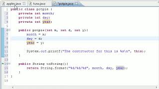 Java Programming Tutorial 42 toString