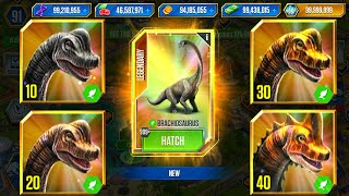 BRACHIOSAURUS PACK UNLOCK BRACHIOSAURUS 999+ | JURASSIC WORLD THE GAME