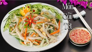 Cách làm Gỏi Tai Heo giòn ngon chua ngọt ăn hoài không ngán cho ngày Tết