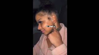 Blueface’s Artist 'Chrisean Rock" Gets A Tattoo Of His Face On Her Neck! "When They See Me They See