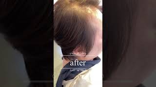 BB系 を使わない和漢彩染luc染めファッションカラー【自由が丘美容室13's hair】和漢彩染 hair colorじゅうさんずへあーbeauty salon #shorts