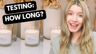 How Long Should You Test Your Candles Before Selling?