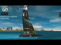 Virtual Regatta. Blackfoils F50 Class Sailing. SailGP Singapore Eregatta Race 1