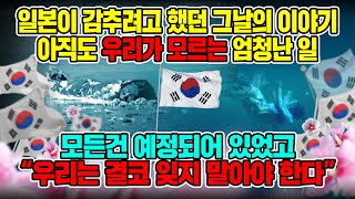 일본이 감추려고 했던 그날의 이야기아직도 우리가 모르는 엄청난 일 모든건 예정되어 있었고“우리는 결코 잊지 말아야 한다\