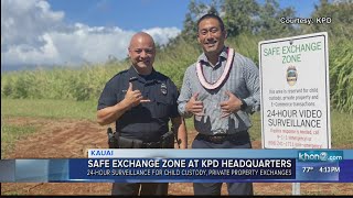 Safe exchange zone at KPD Headquarters