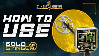 Gold Stinger X5 Metal Detector - How to Use Video