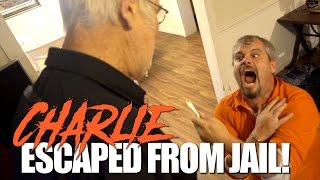 CHARLIE ESCAPED FROM JAIL!! (PRANK)