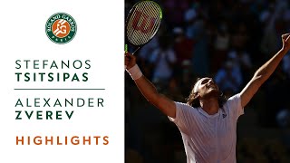 Stefanos Tsitsipas vs Alexander Zverev - Semifinal Highlights | Roland-Garros 2021