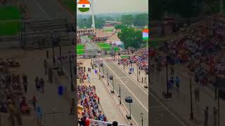 Indian border with Pakistan Wagah Border closing ceremony parade  Happy Independence Day Status