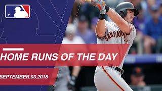 Home Runs of the Day: 9/3/2018