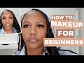 Beginner Makeup Routine | Minimal Makeup Tutorial | Black Girl Makeup Tutorial