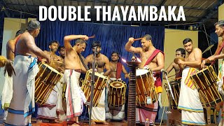 Double Thayambaka | ഡബിൾ തായമ്പകയിൽ പോരൂർ ഹരിദാസ് \u0026 നീലേശ്വരം സതീഷ് #krishnakdm