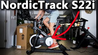 NordicTrack S22i studio cycle First Impressions review!