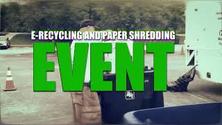 Paper Shredding and Electronics Recycling Event