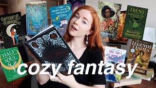cozy feel-good fantasy books...and demon smut | brandon sanderson, leigh bardugo, legends and lattes