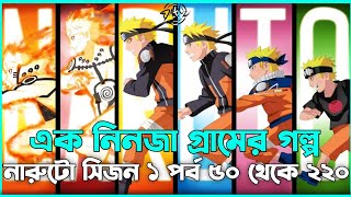 এক নিনজা গ্রামের গল্প😯Naruto Session 1 Episode 50 To 220 explained In Bangla|Naruto Review In Bangla