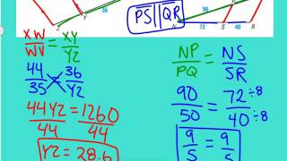 6 6 Video Notes - Using Proportionality Theorems