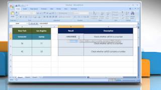 How to use the ISNUMBER function in Excel :Tutorial