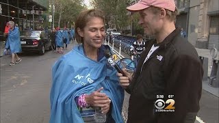 CBS2’s Kristine Johnson Runs The Marathon