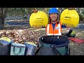 Leaf Clean Up with Blower | Lawn Mowers with Handyman Hal