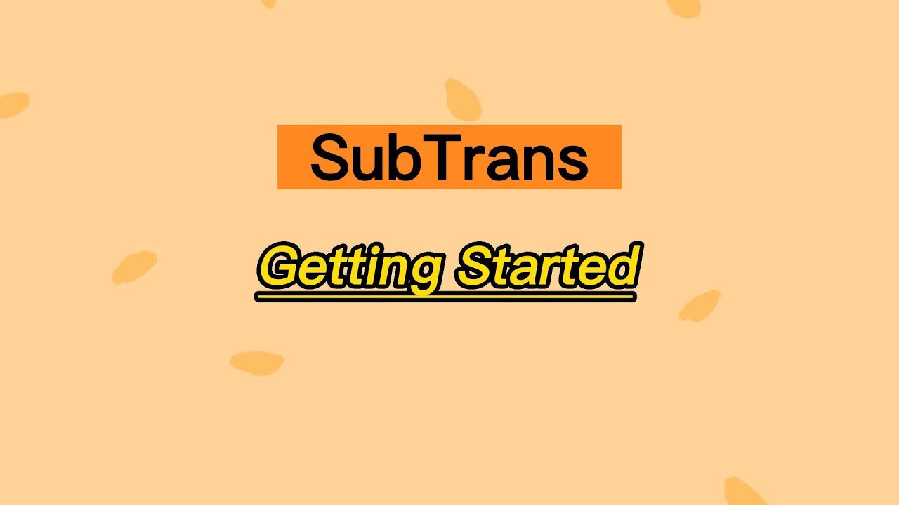 Tutorial Getting Started Youtube