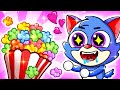 Popcorn Challenge Song 🌈🍿 This Is Popcorn Song | Sing Along with Lamba Lamby