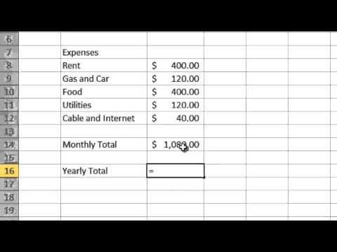 Simple Budget - Microsoft Excel 2010 Simple Budget - Microsoft Excel 2010