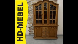 www.HD-MEBEL.pl *** WITRYNA Z KOMODĄ DĘBOWA SZER. 144 CM