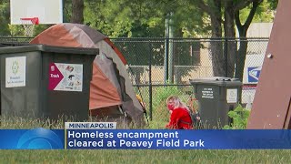 Minneapolis Clears Homeless Encampment At Peavey Field Park