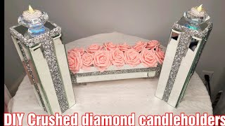 #diy/Glam DIY candleholders/ #glam/ #diyideas/#decoration/#glamprincessdiy /#dollartreediy